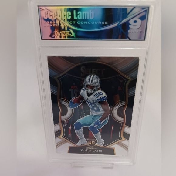 CeeDee Lamb 2020 Select Concourse #57 PGX Mint 9 - Picture 3 of 4
